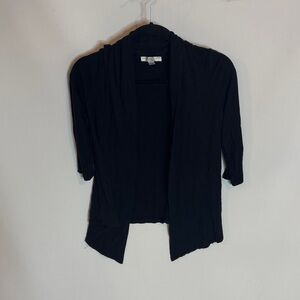 Sarah Spencer Women’s Black Open Front Cardigan